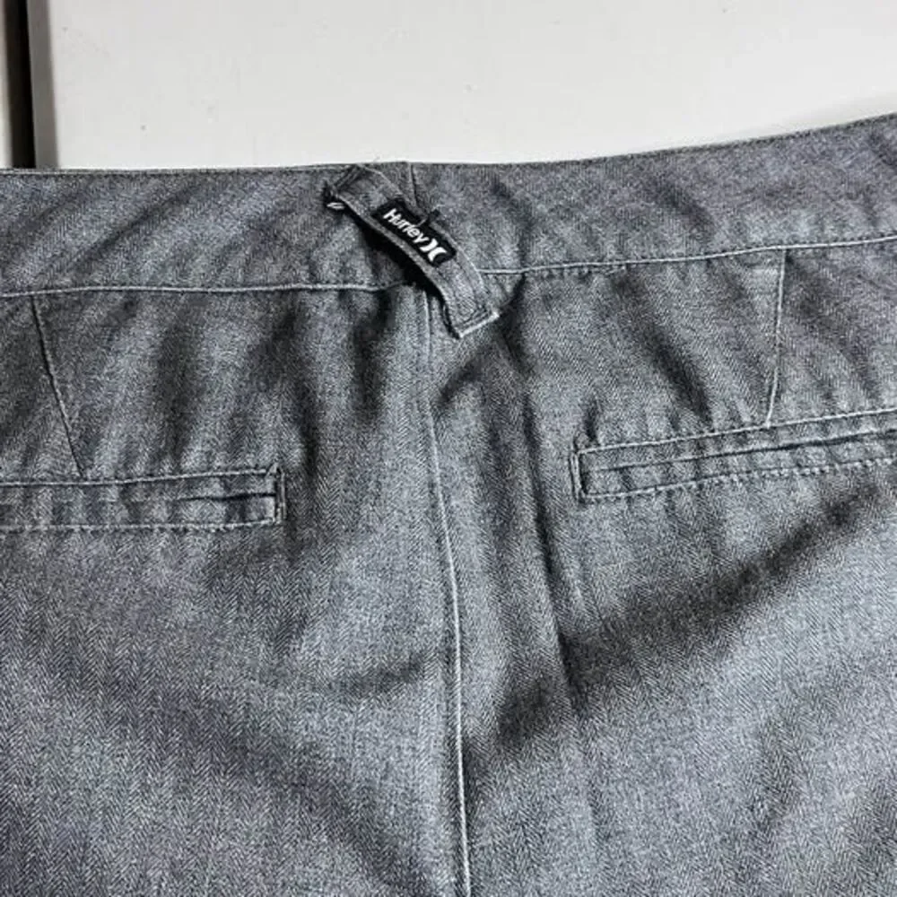 Hurley Grey Herringbone Shorts